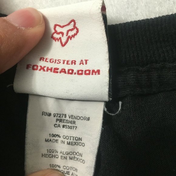 #DD Fox Racing Multicolored graphic Logo T Shirt large skull lightning foxhead - Picture 6 of 10